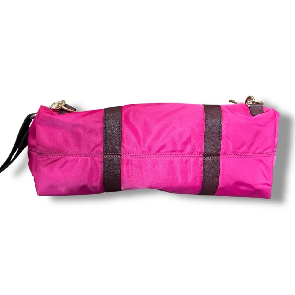 Henri Bendel Magenta/Maroon Jetsetter Convertible Backpack - Picture 4 of 4
